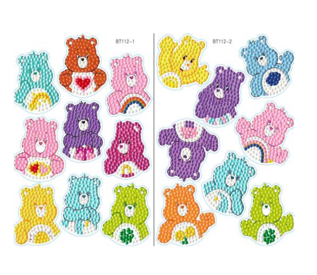 Character Sticker Pack Diamond Painting Project Kits 4 Designs