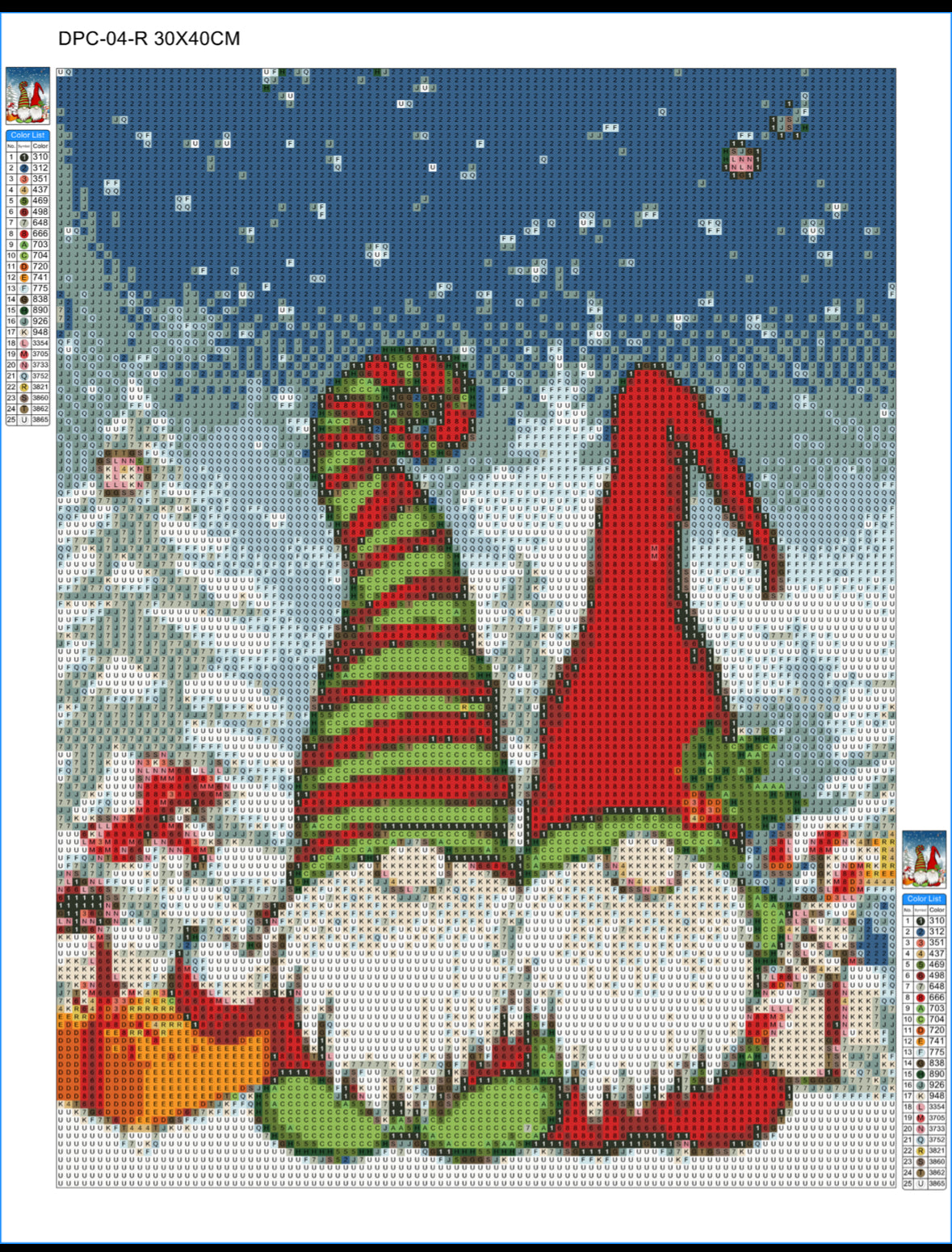 Christmas/Holiday Diamond Painting Kits - Various Designs