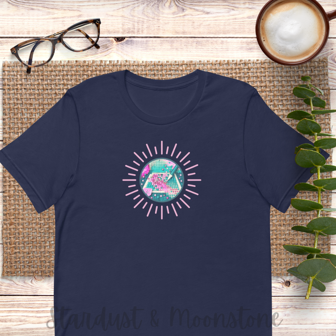Diamond Painting Summer Sun Unisex t-shirt