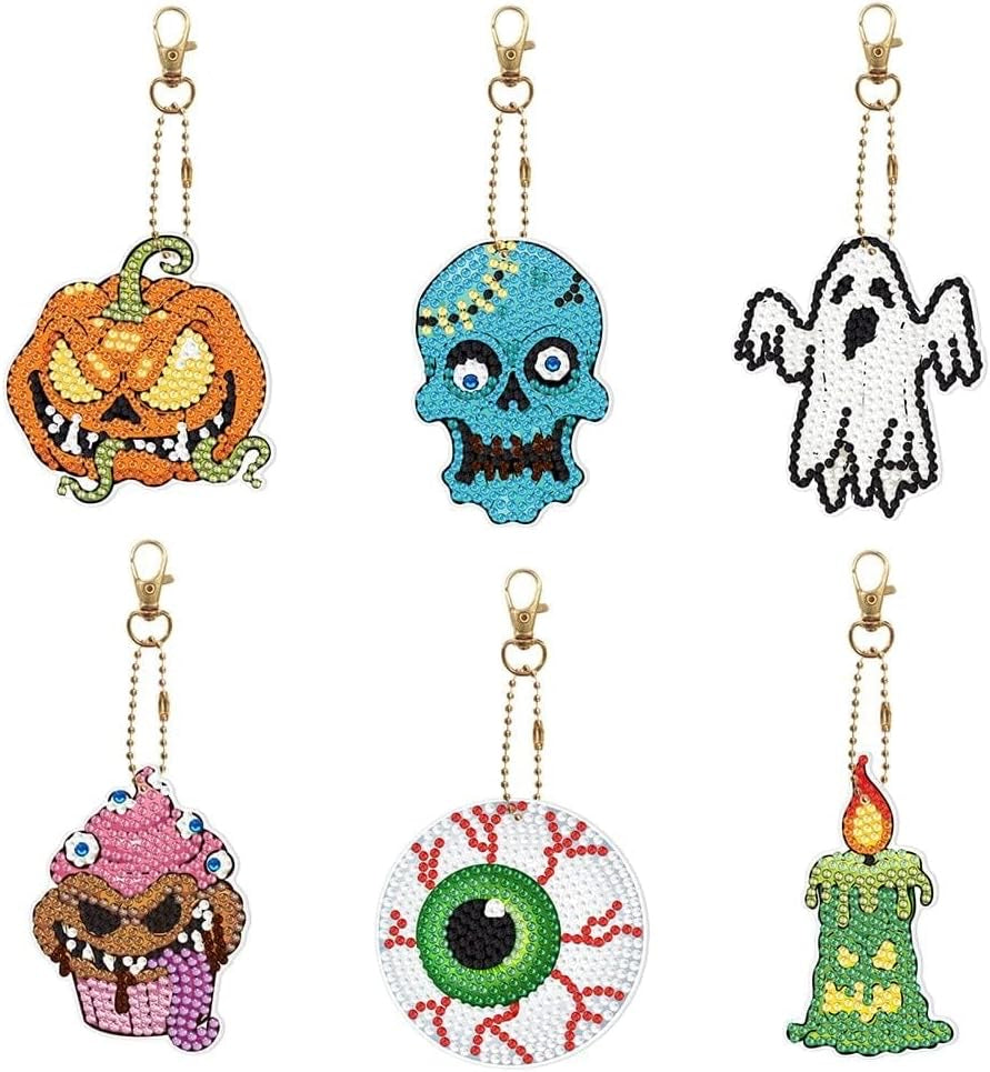 Halloween Keychain/Hanging Decor Diamond Painting Project Kits
