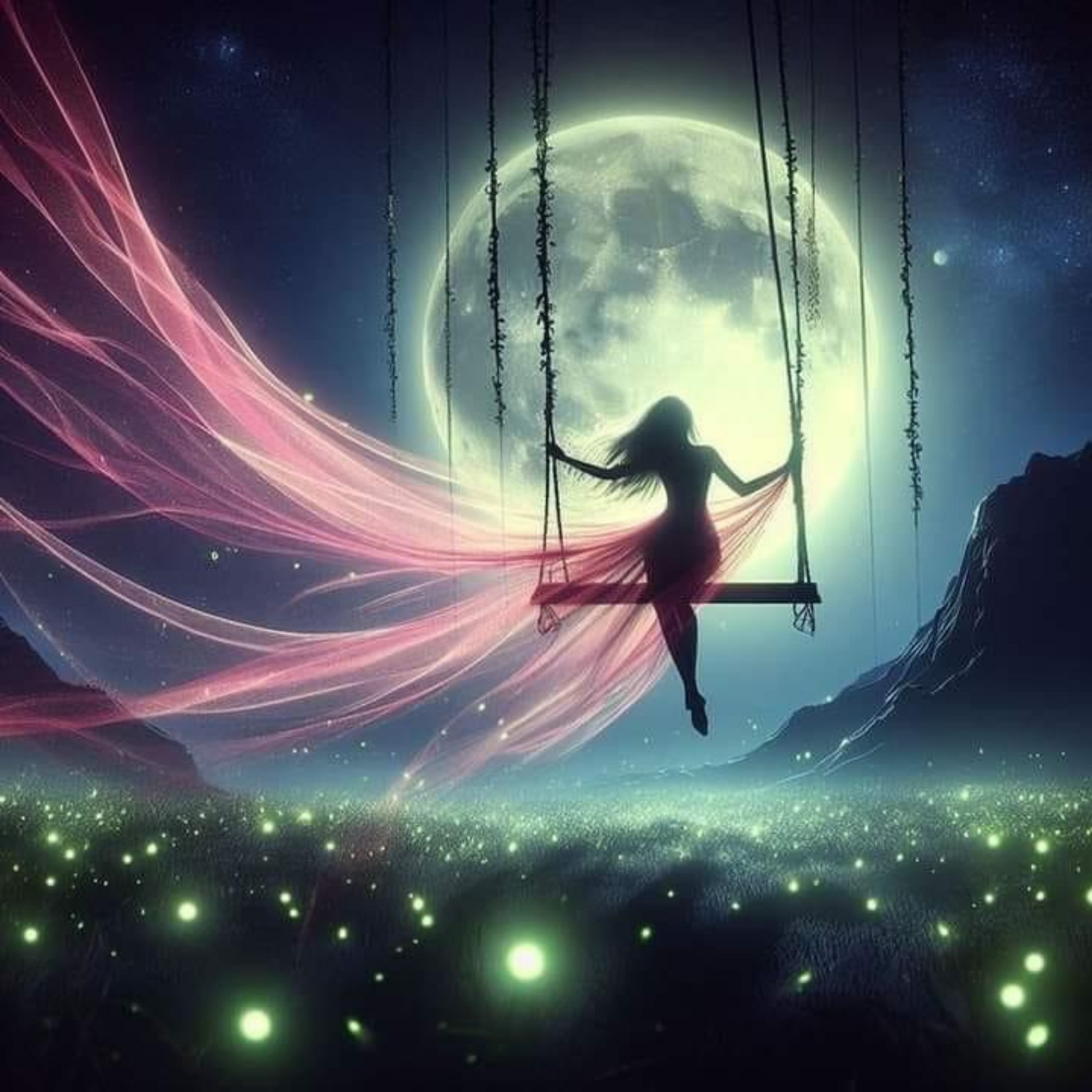 Firefly Moonlight Diamond Painting Soft Canvas Kit