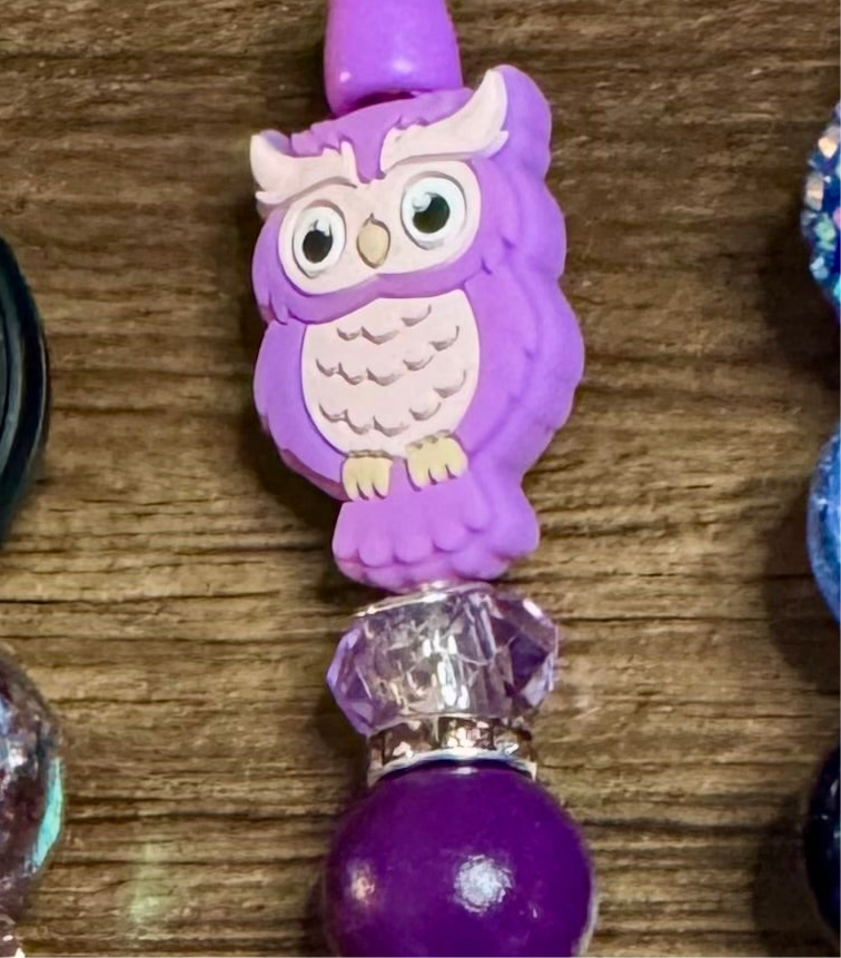 Handmade Spooky Vibes Beaded Diamond Painting or Ballpoint Ink Pens