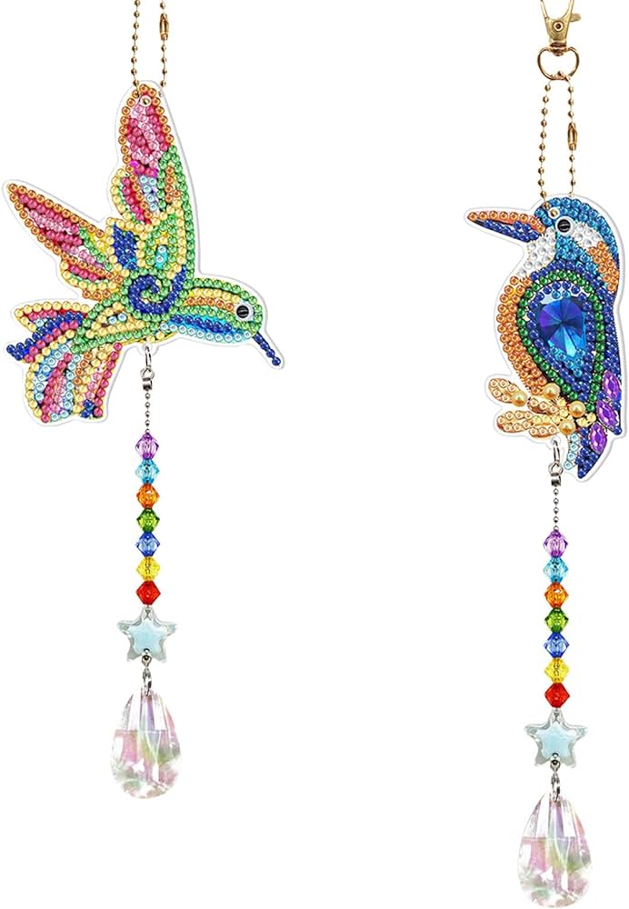 Assorted Two Piece Window Hanging Diamond Painting Kits