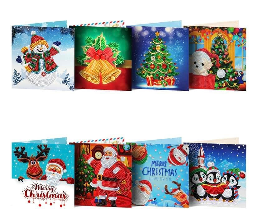 Diamond Painting Greeting Card Sets - Everyday and Holiday