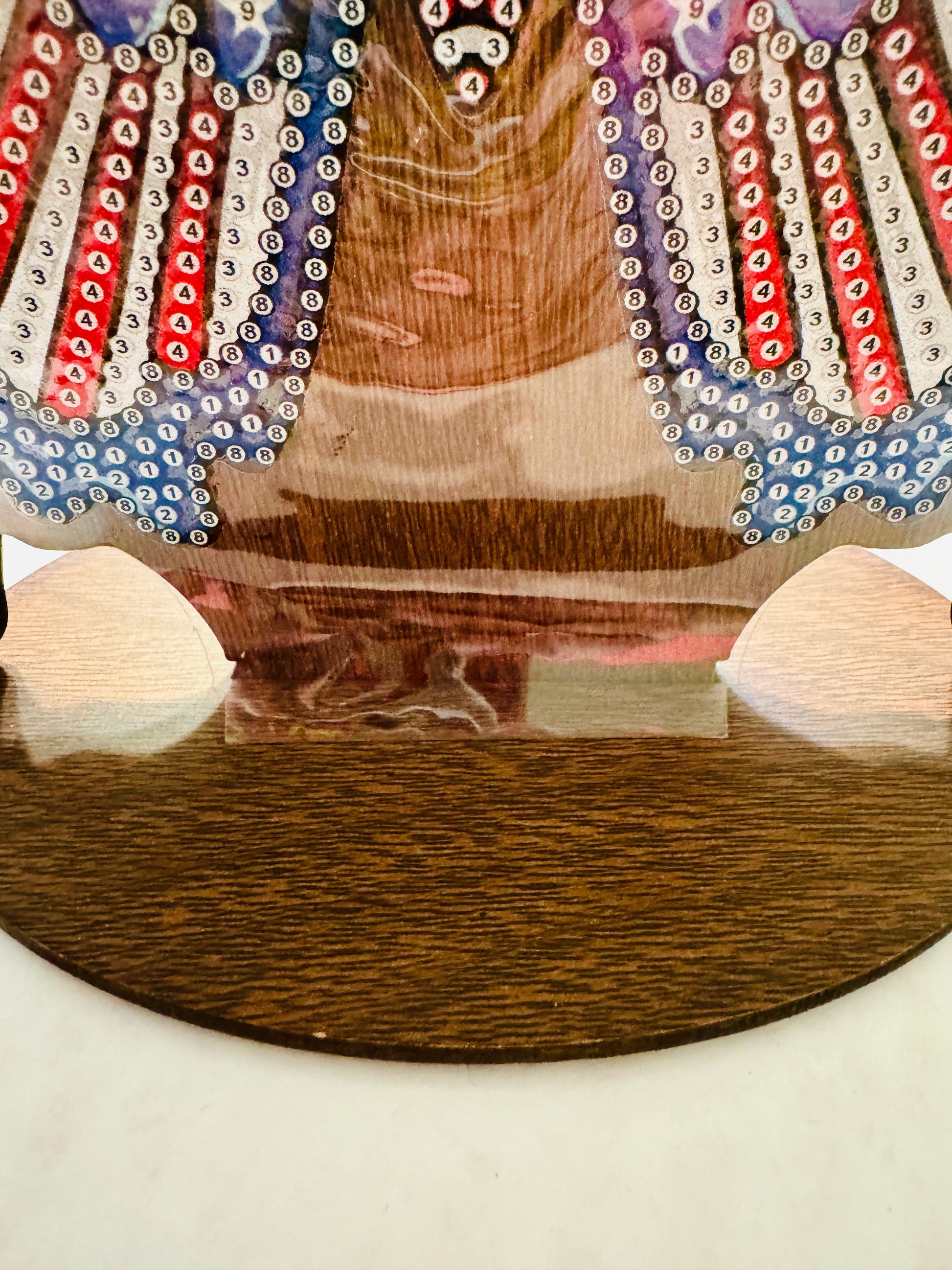 Patriotic Butterfly Table Topper Diamond Painting Project Kits