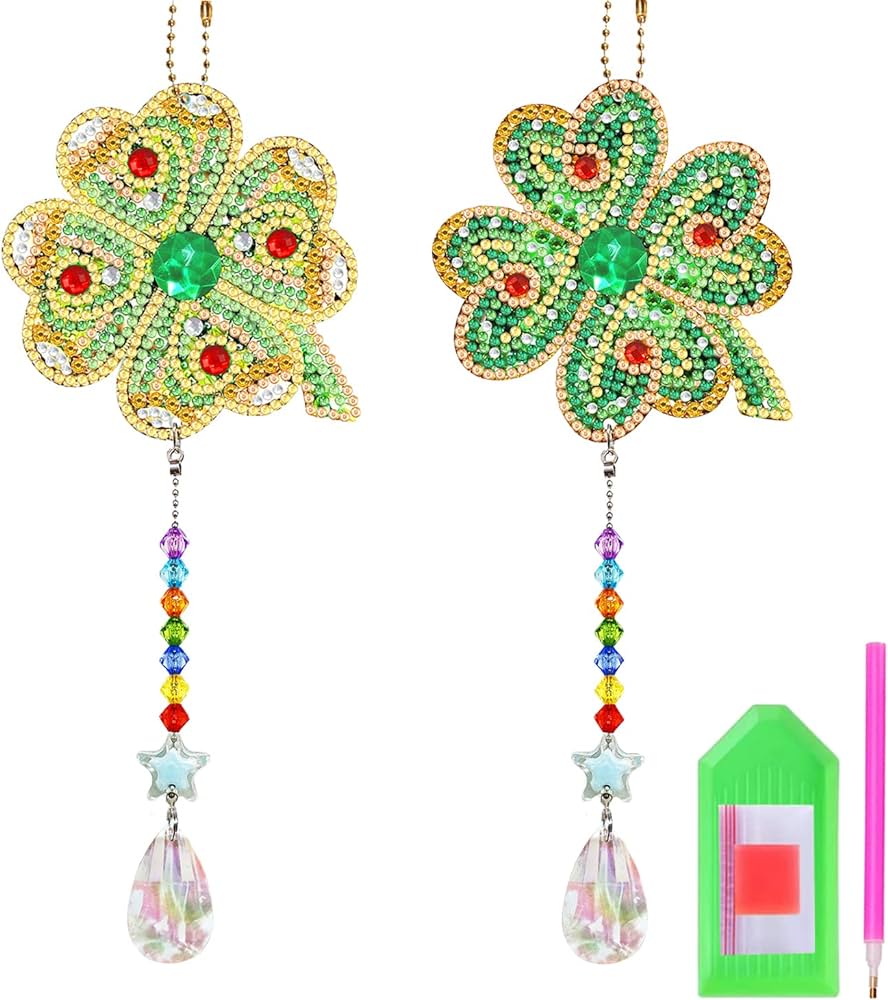 Assorted Two Piece Window Hanging Diamond Painting Kits