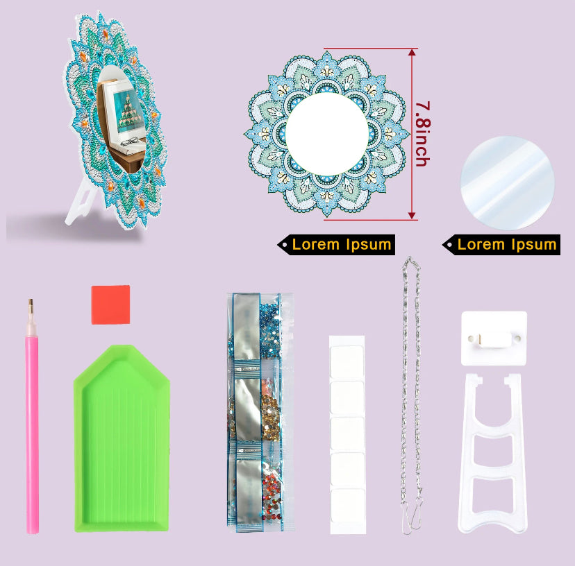 Crystal Mirror Diamond Painting Project Kits