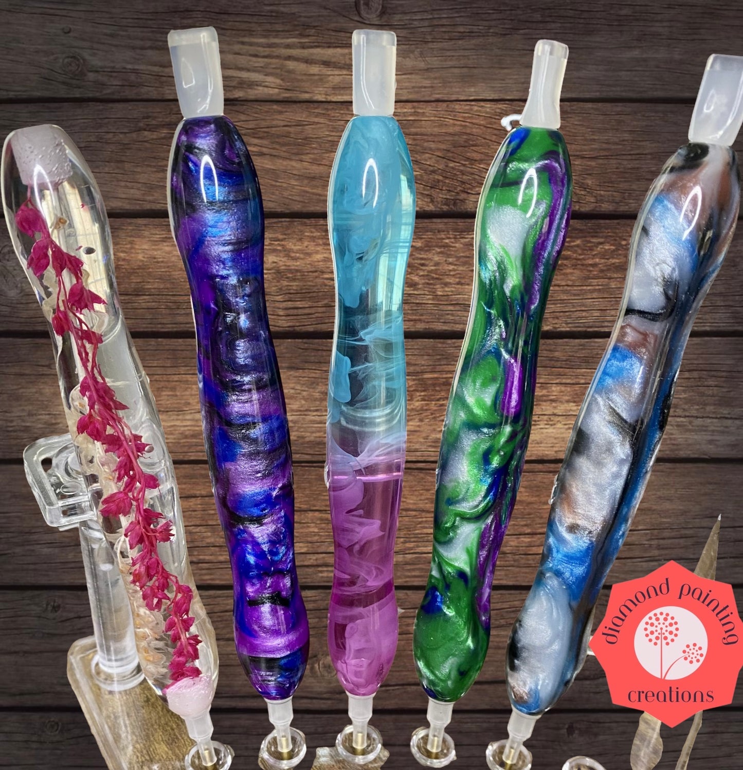Resin Diamond Painting Pens with 3 Plastic tips