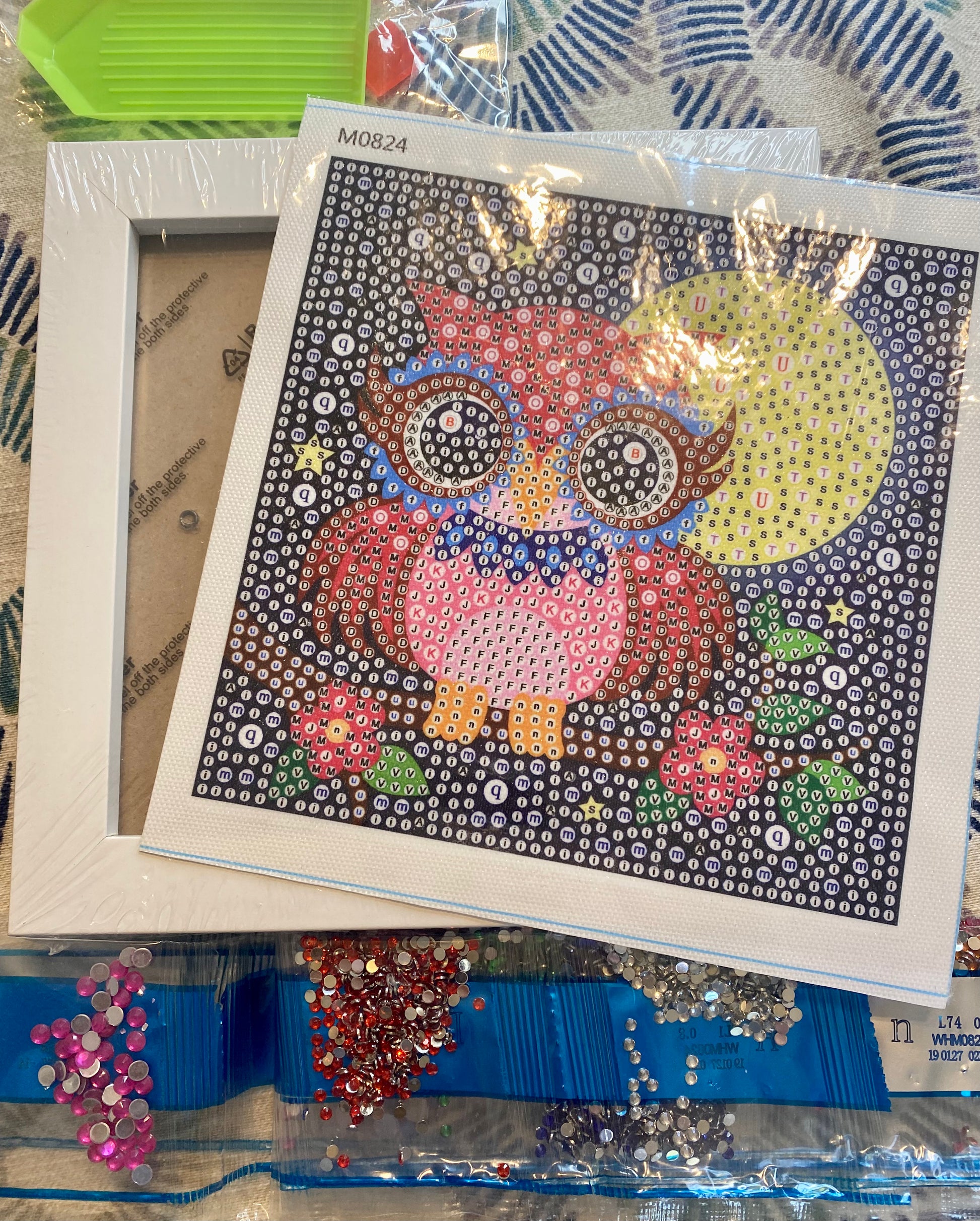 Assorted Crystal Diamond Painting Kits with Frame