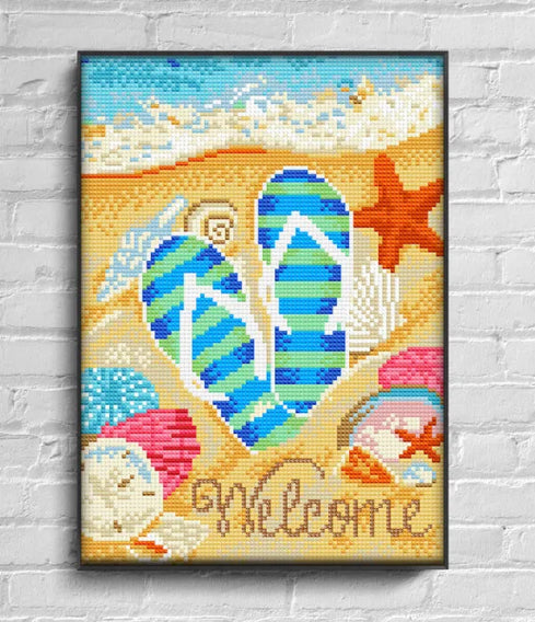 Summer Welcome Luminous Diamond Painting Kit