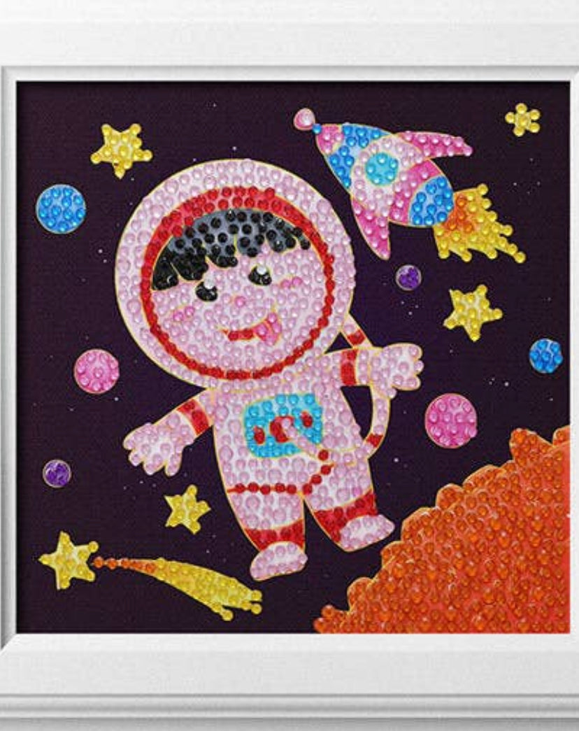 Assorted Crystal Diamond Painting Kits with Frame