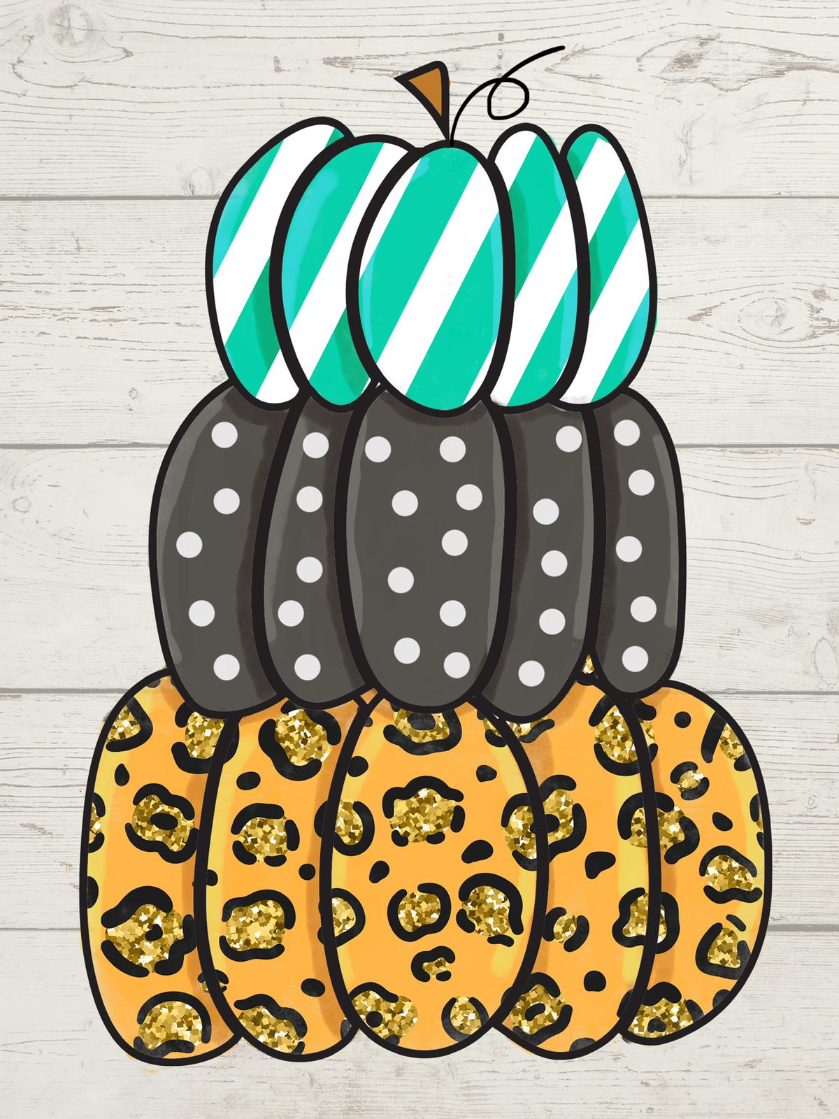 Pumpkin Stack Diamond Painting Kit