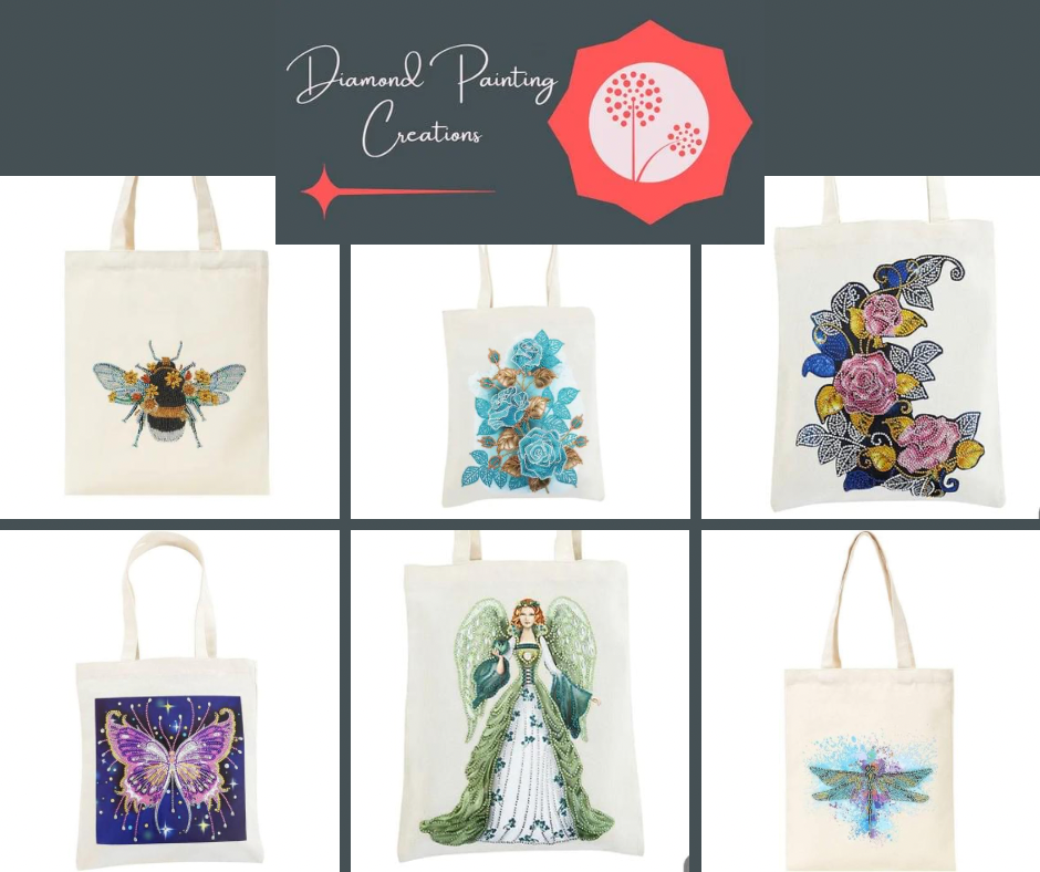 Diamond Painting Canvas Tote Bags