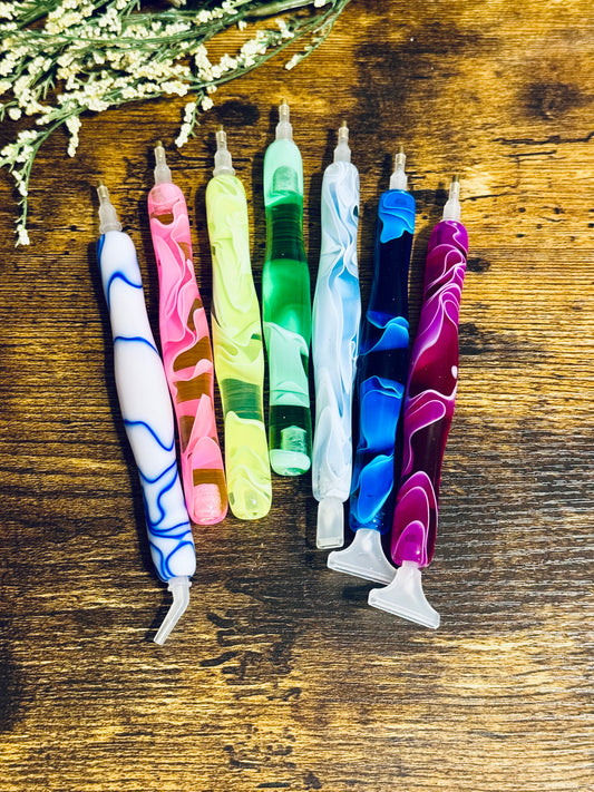 Resin Diamond Painting Pens with 3 Plastic tips