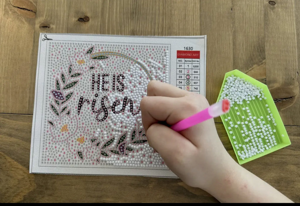He is Risen Diamond Painting Kit with Frame