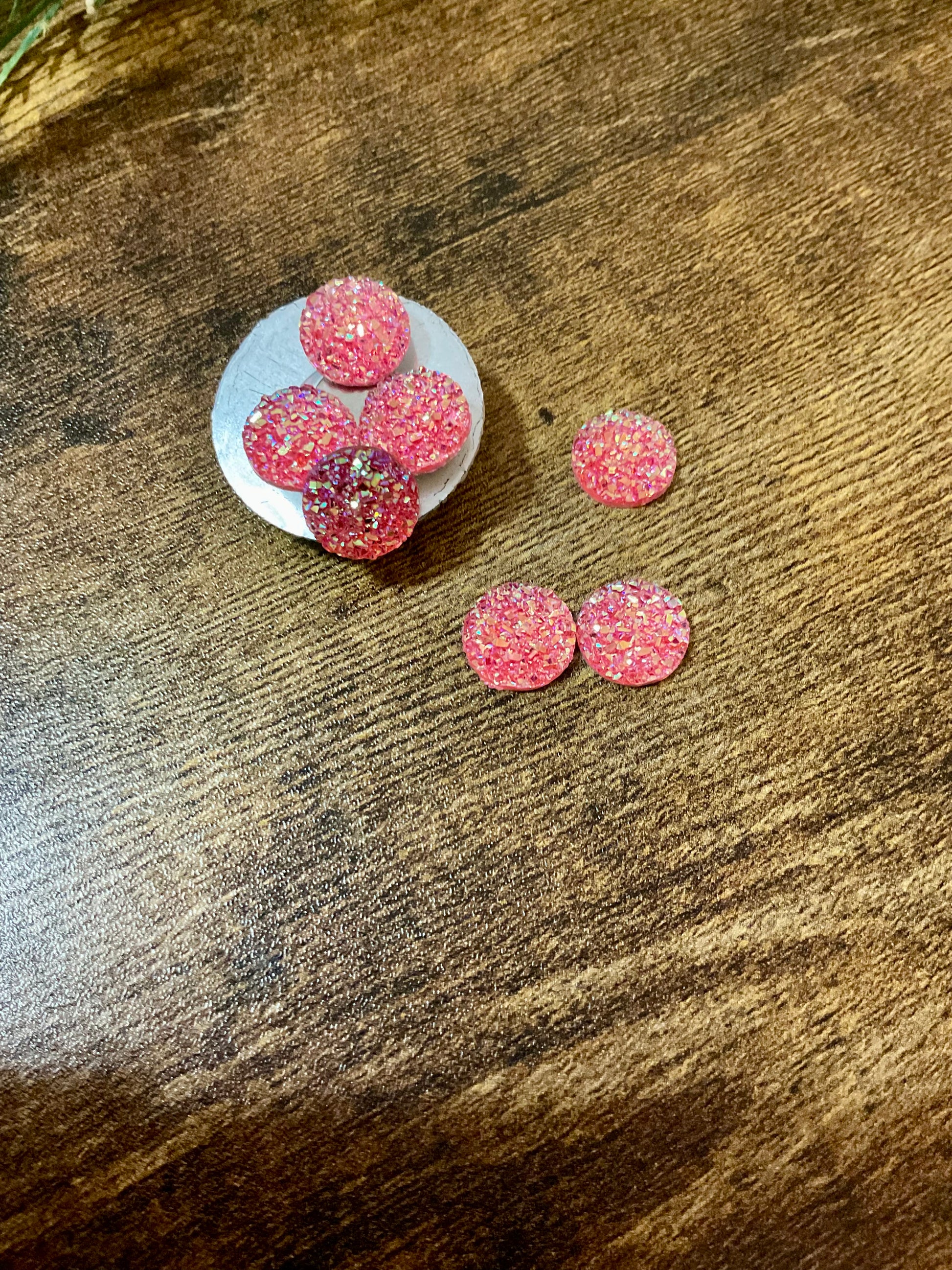 Mini Minders Magnets for Diamond Painting Pink AB Druzy