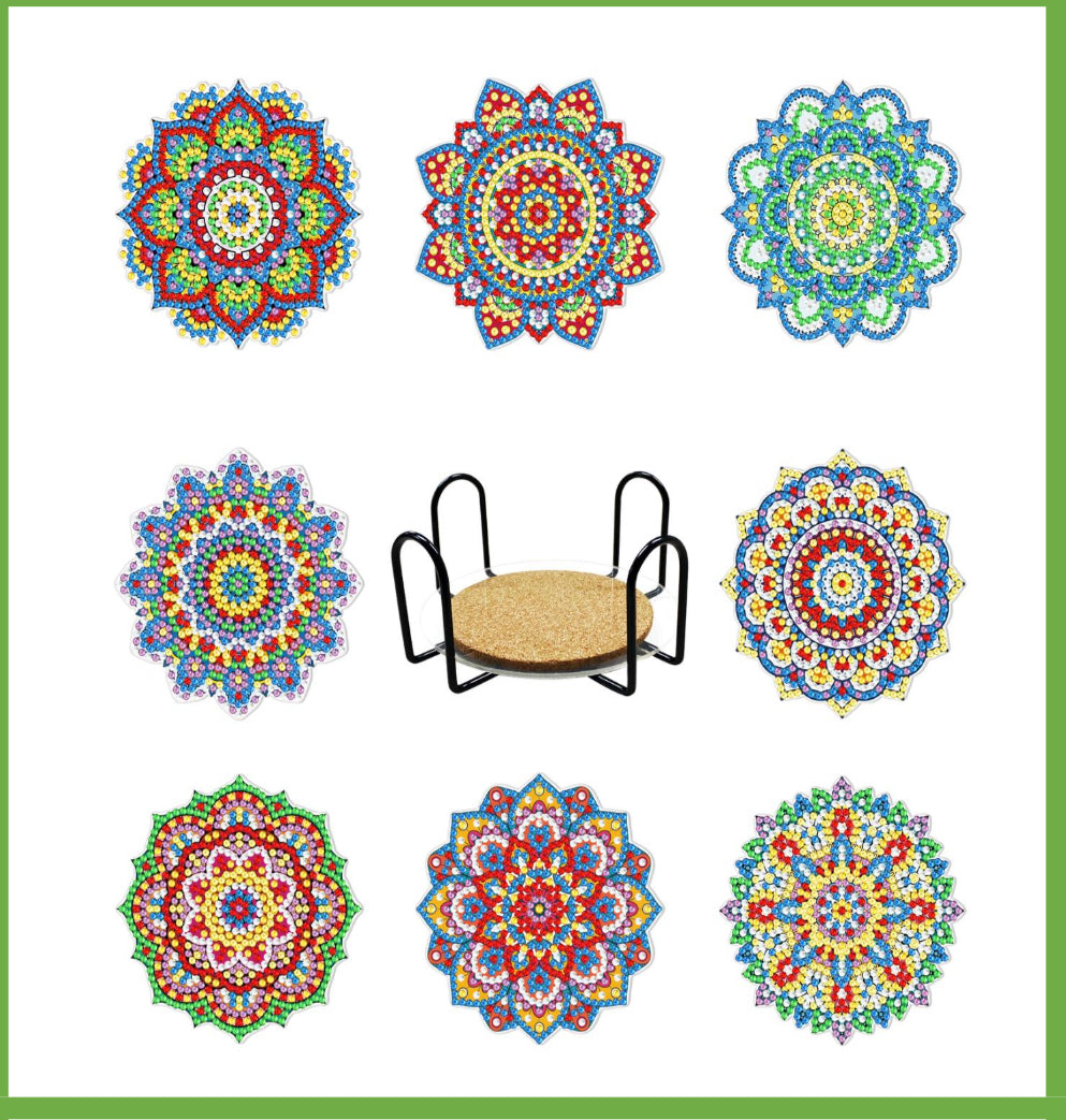 Coaster Sets Diamond Painting Kit