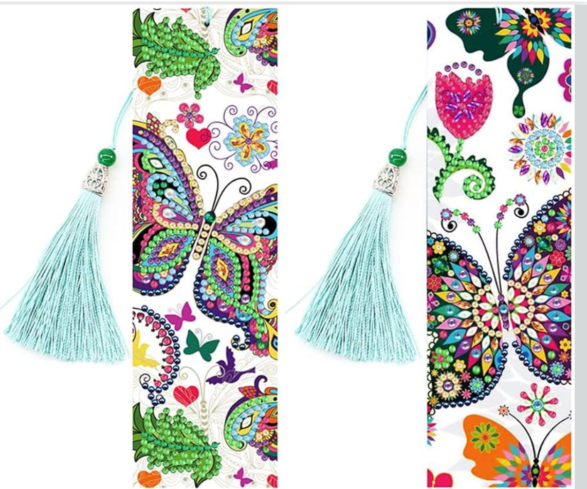 Butterfly Bookmark Set Diamond Painting Kit