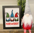 Holiday Gnomes Diamond Painting Kit with Frame