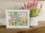 Hello Spring Diamond Painting Kit with Frame