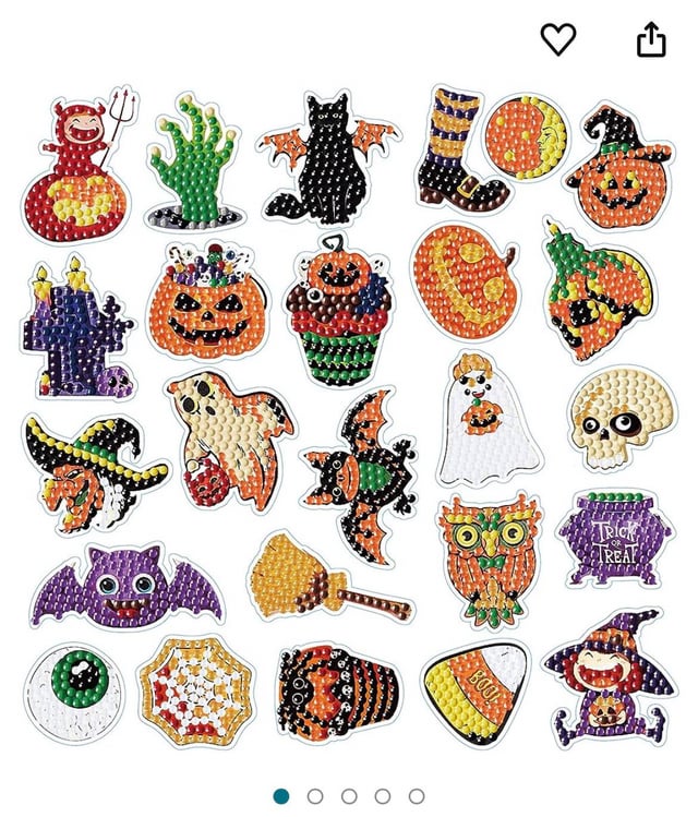 Halloween Sticker Pack Diamond Painting Project Kits