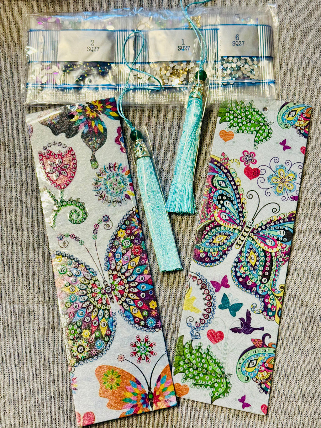 Butterfly Bookmark Set Diamond Painting Kit