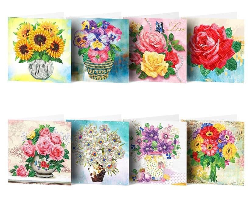 Diamond Painting Greeting Card Sets - Everyday and Holiday