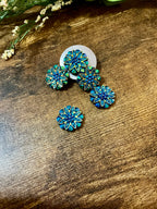 Cover Minder Magnets for Diamond Painting - AB Black Flowers
