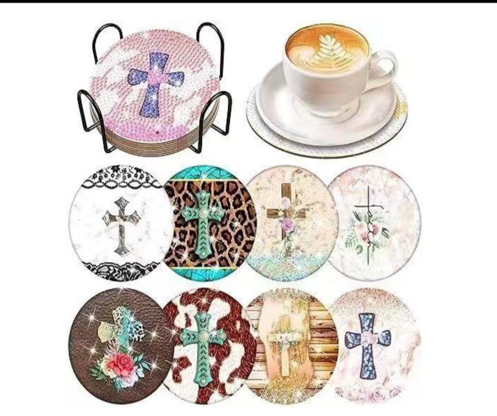 Coaster Sets Diamond Painting Kit