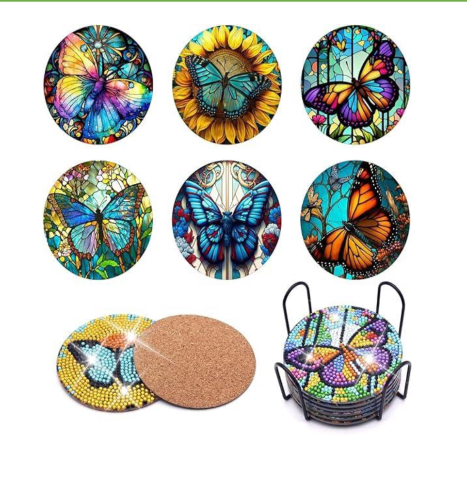 Coaster Sets Diamond Painting Kit