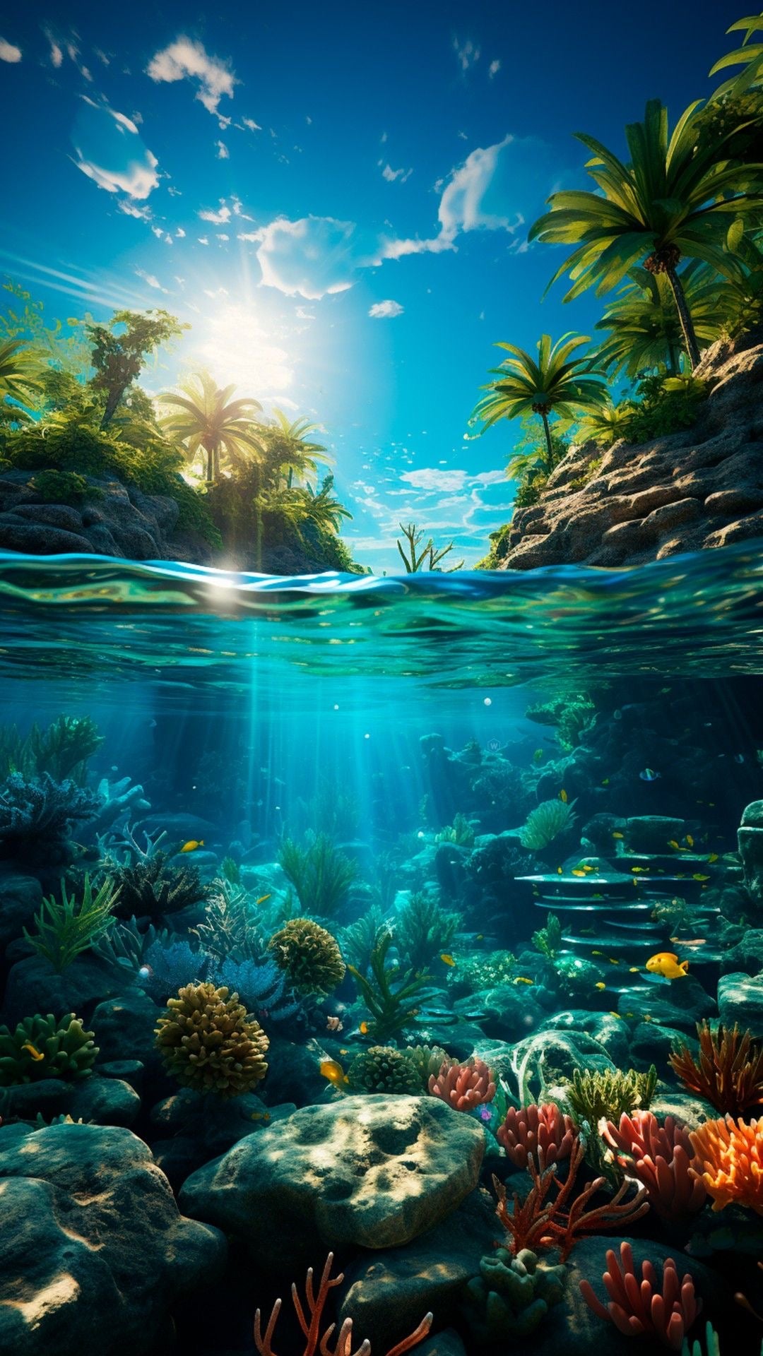 Ocean Wonders Diamond Painting Soft Canvas Kit 35x50 cm with abs