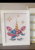 Unicorn Diamond Painting Kit with Frame *Preorder-Allow 7 days before shipping *