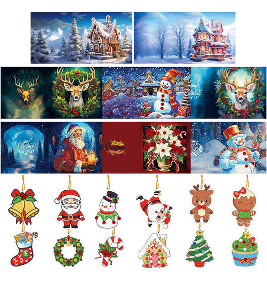 Diamond Painting Greeting Card Sets - Everyday and Holiday