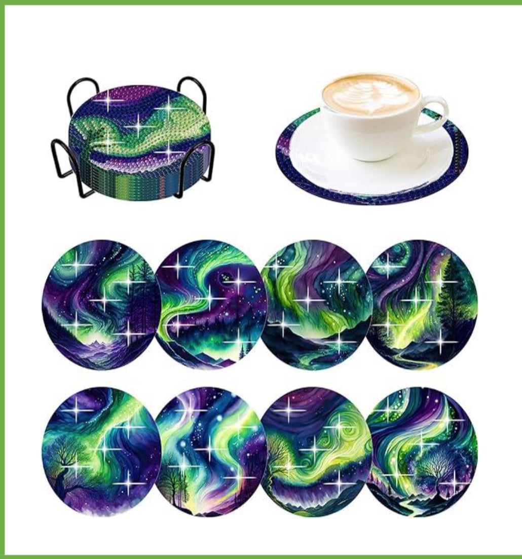 Coaster Sets Diamond Painting Kit
