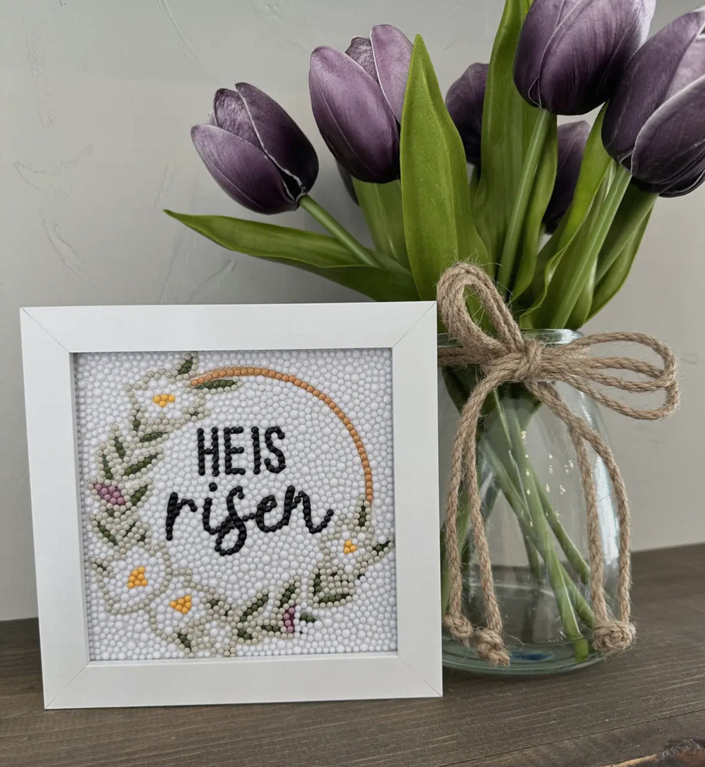 He is Risen Diamond Painting Kit with Frame