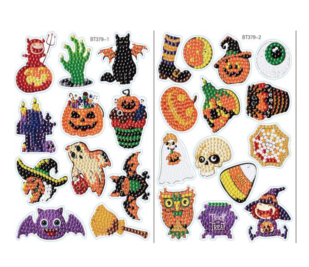 Halloween Sticker Pack Diamond Painting Project Kits