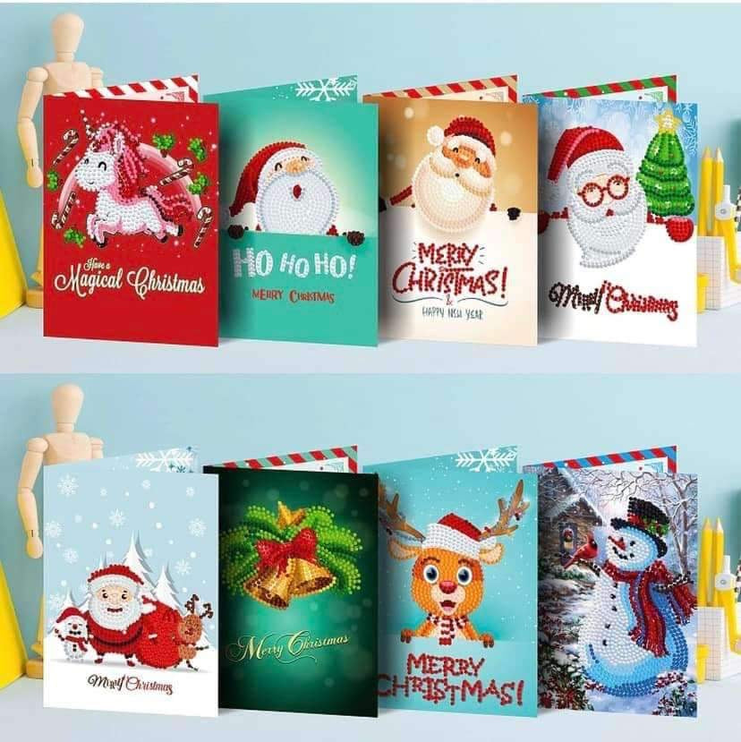 Diamond Painting Greeting Card Sets - Everyday and Holiday