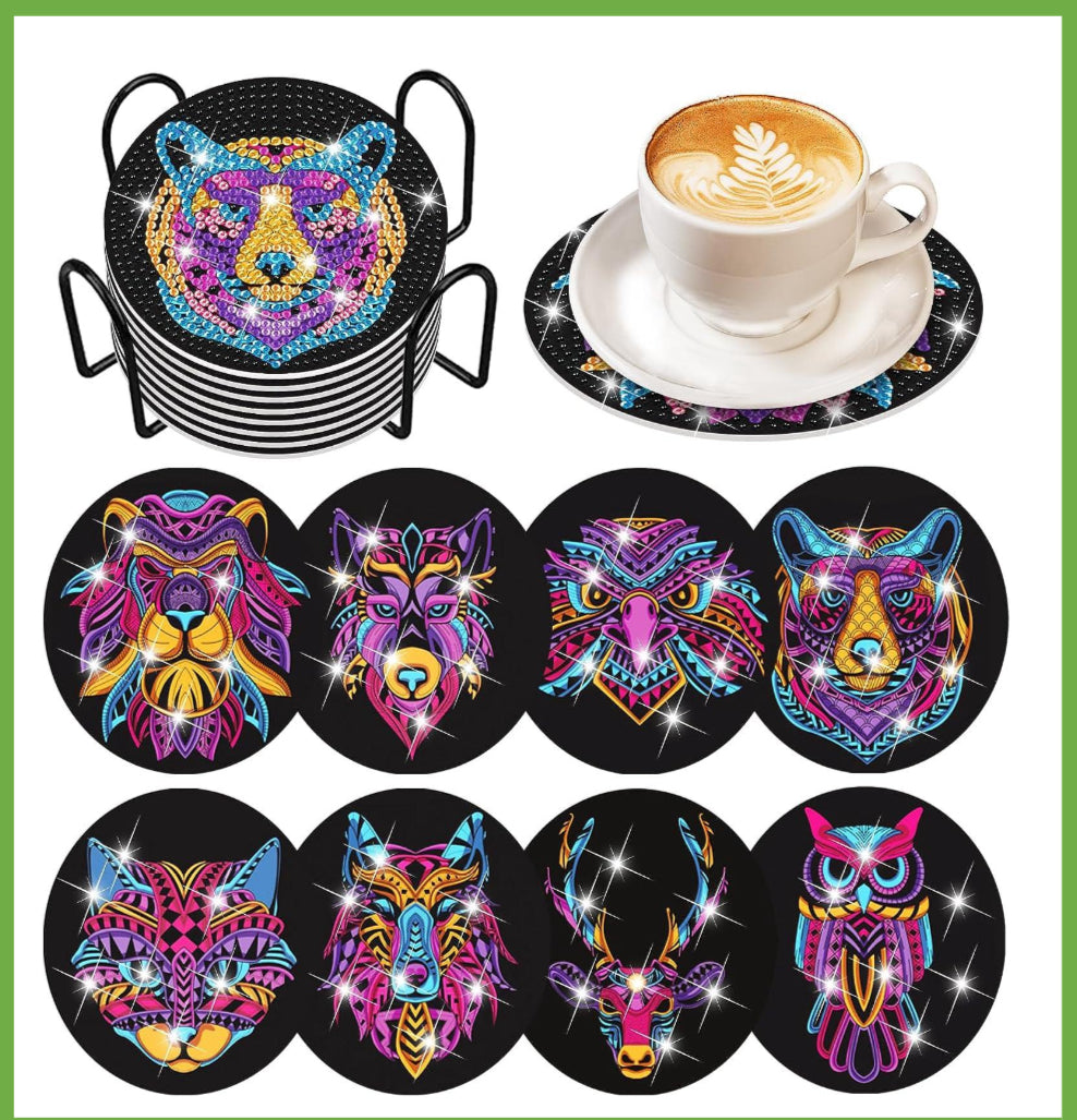 Coaster Sets Diamond Painting Kit