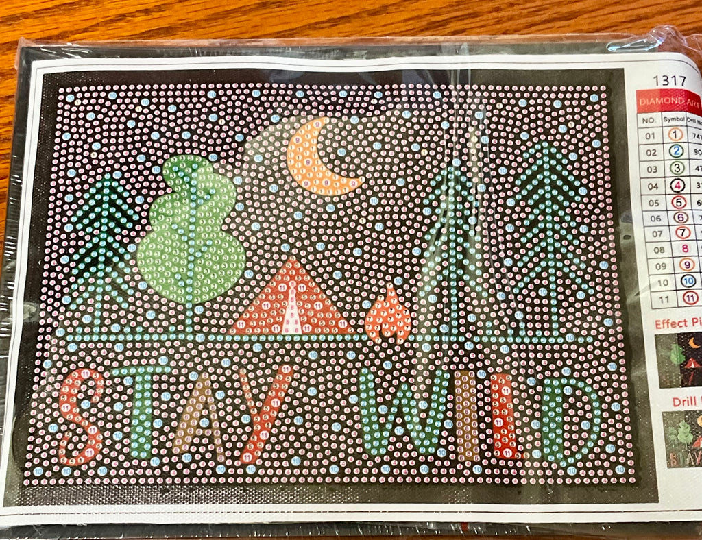 Stay Wild Diamond Painting Kit with Frame