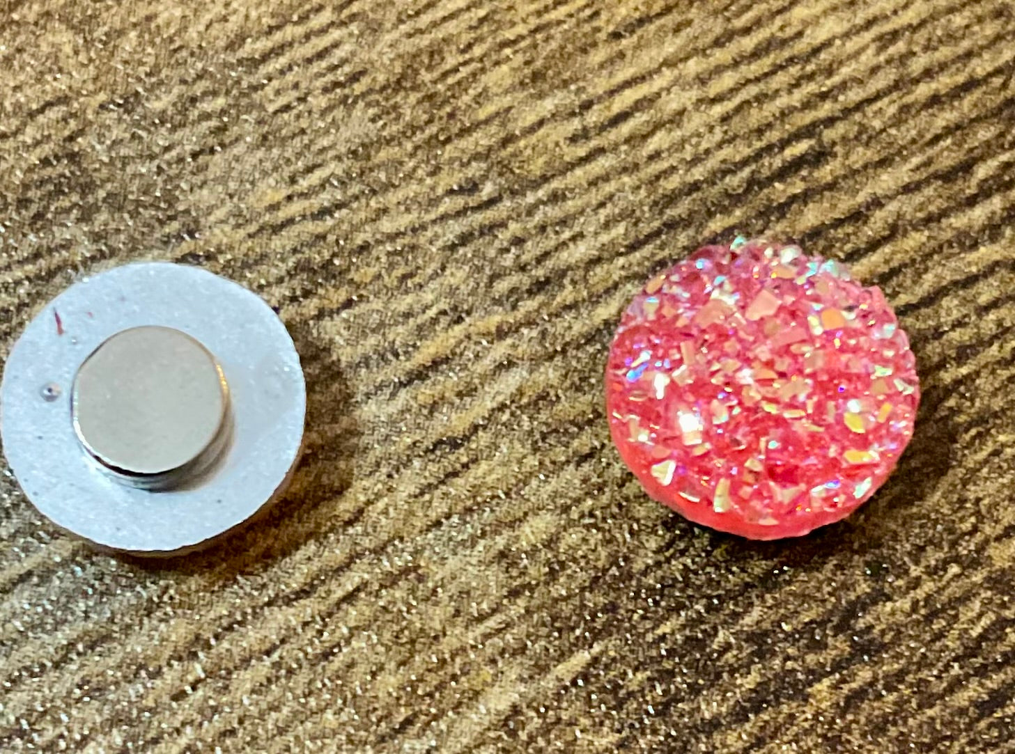 Mini Minders Magnets for Diamond Painting Pink AB Druzy