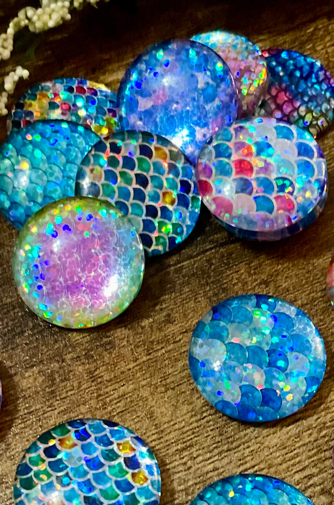 Cover Minder Magnets for Diamond Painting - Mermaid Fish or Dragon Scales