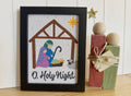 O Holy Night Nativity Diamond Painting Kit with Frame *Preorder-Allow 7 days before shipping