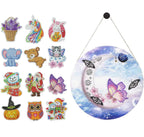 Moon Seasonal Sign Diamond Painting Kit with Interchangeable Accents