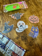 Halloween Keychain/Hanging Decor Diamond Painting Project Kits Set of 5