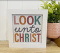 Look Unto Christ Diamond Painting Kit with Frame Preorder-Allow 7 days before shipping *