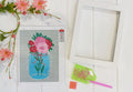 Mason Jar Diamond Painting Kit with Frame