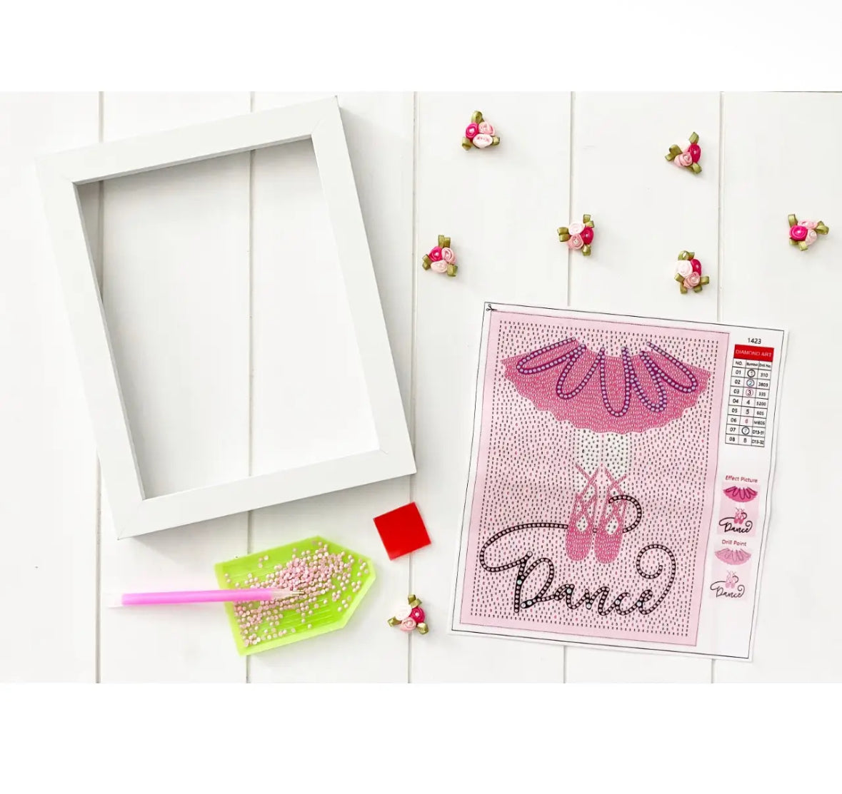 Ballerina Dance Diamond Painting Kit with Frame