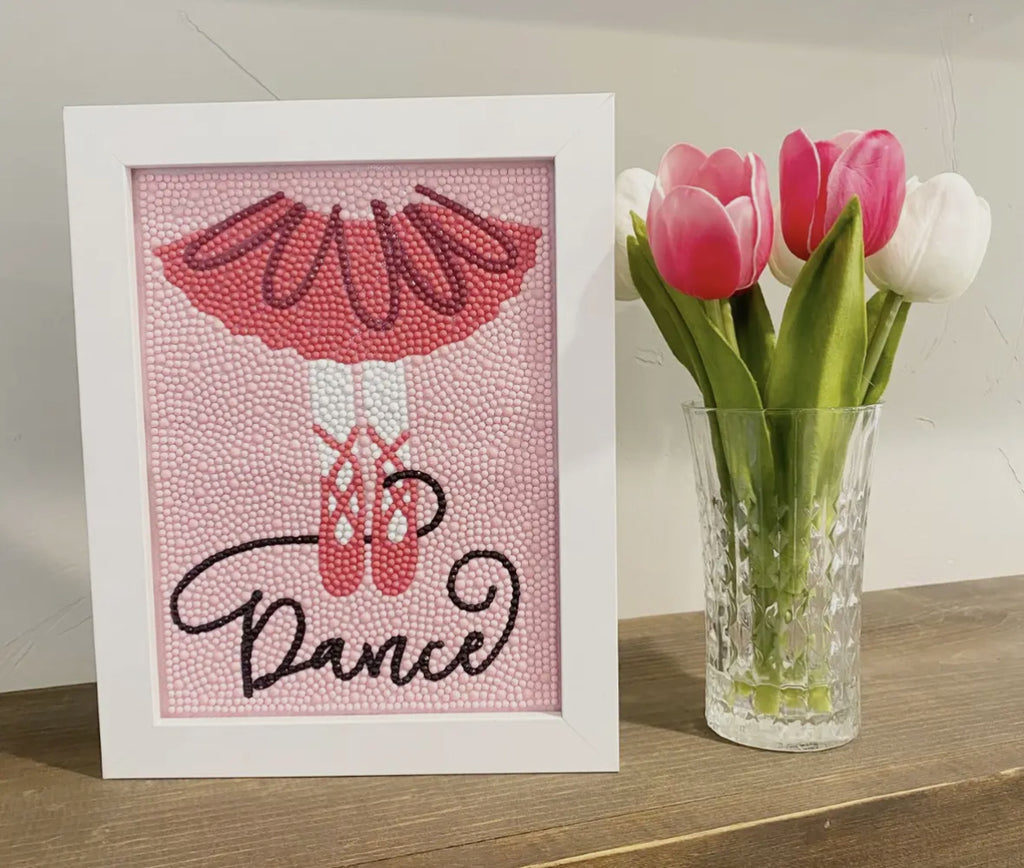 Ballerina Dance Diamond Painting Kit with Frame