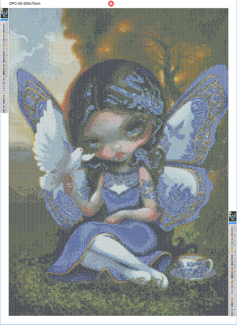  Wings Fairy Diamond Painting Kits 5D Diamond Art Kits