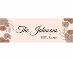 Personalized Wedding Diamond Painting Banner Kit - Made to Order Anniversary, Birthday, Wall Art